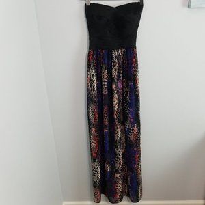 As you wish maxi dress Strapless Black Small